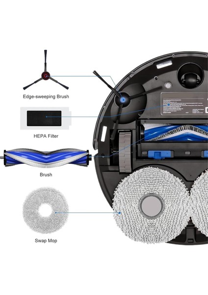 T30S Vakum Aksesuarlar Kiti Ecovacs Deebot T30S Combo Robot Vakum Yedek Parçaları Fırça Filtreleri (Yurt Dışından) indirimleri