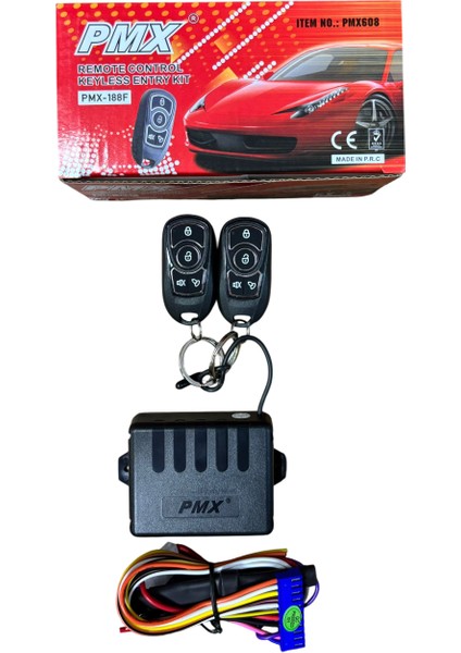 12 Volt Uzaktan Kumanda Açma Kapama Merkezi Kilit Pmx 608