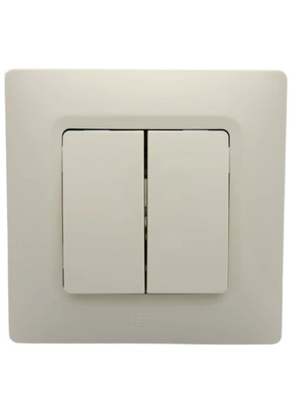 Salbei Bej (Krem) Komütatör 767406 Legrand (Çerçeve Dahil)