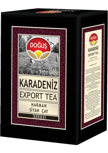 Karadeniz Export Tea Harman Siyah Çay 3000 Gr Karton Kutulu