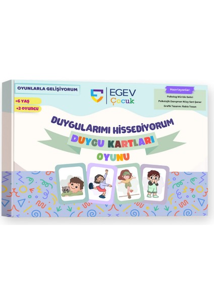 Duygularımı Hissediyorum Duygu Kartları Kutu Oyunu