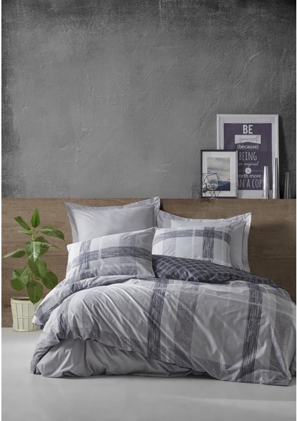 Çift Kişilik Nevresim Takımı Miranda Gri