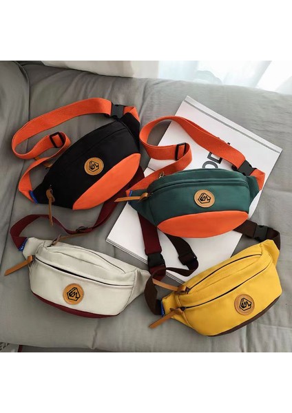 Crossbody Çanta Çok Fonksiyonlu Büyük Kapasiteli Spor Bel Çantası Çift Çantası (Yurt Dışından)