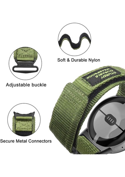 Google Pixel Watch 3 45MM Için Naylon Saat Kayışı (Yurt Dışından) modelleri