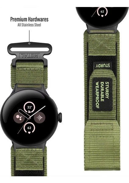 Google Pixel Watch 3 45MM Için Naylon Saat Kayışı (Yurt Dışından) fırsatları