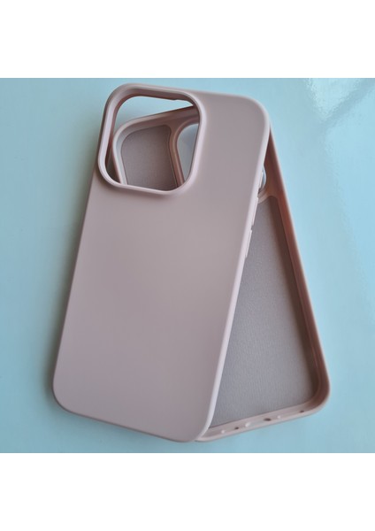 İphone 14 Pro İle Uyumlu LOGOSUZ İçi Kadife Esnek Silikon Lansman Kılıf