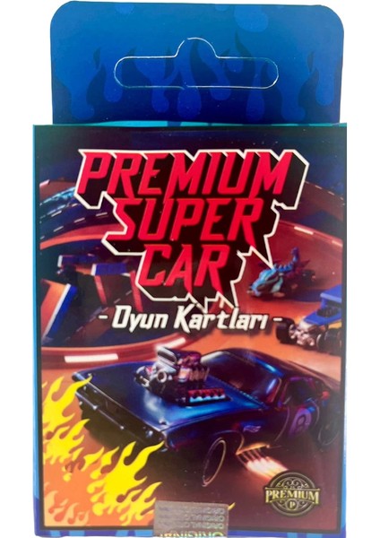 Premium Arabalar Oyun Kartları modelleri