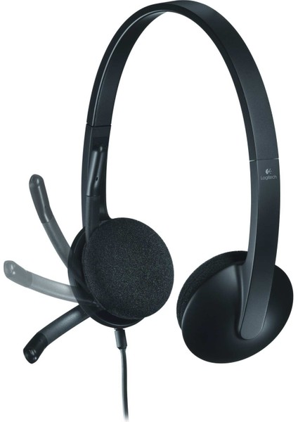 981-000475 H340 Siyah USB Mikrofonlu Kulaküstü Kulaklık