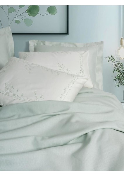 Serenity Bambu Çift Kişilik Pike Takımı Brisa Mint modelleri