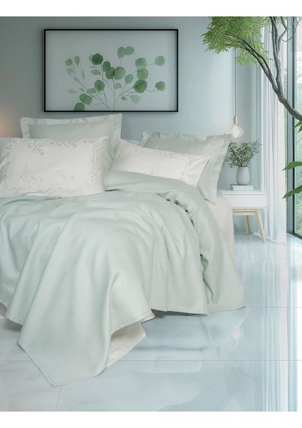 Serenity Bambu Çift Kişilik Pike Takımı Brisa Mint fırsatları