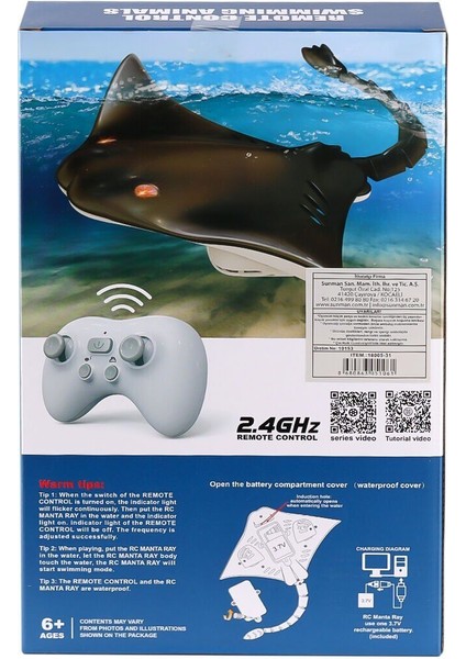 5106 Kumandalı Işıklı Vatoz Balığı fiyatları