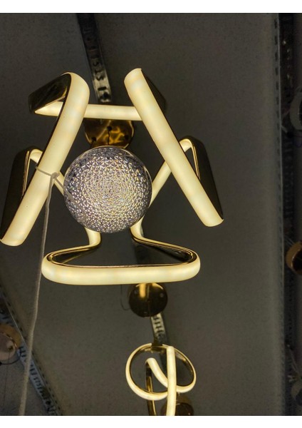 Küp Gold Üç Renkli LED Avize fırsatları