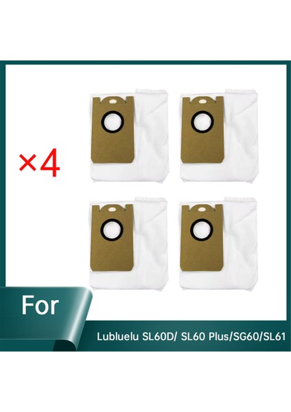 Lubluelu SL60D/SL60 PLUS/SG60 Için 4 Adet Toz Torbası (Yurt Dışından)
