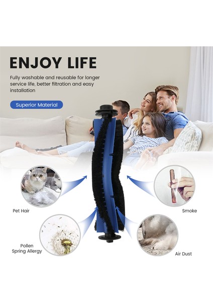 Dreame H12 Pro Için Yedek Fırça Rulosu ve Filtre (Yurt Dışından) indirimleri