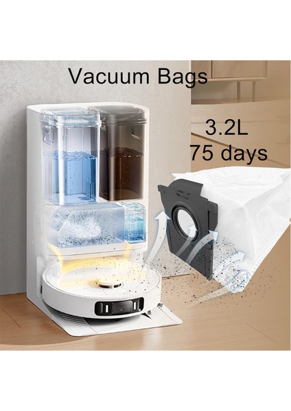 24PCS Dream Için Aksesuar Kiti Mova S20 ULTRA/RLM71CE Vakum Süpürge Parçaları Ana Yan Fırça Paspas Filtreleri Toz Çanta (Yurt Dışından) fırsatları