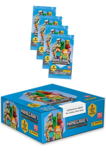 Panini Minecraft Trading Kart - 4 Paket