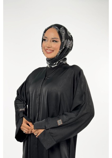 Çıt Çıt Düğmeli Ferace 70023 Siyah modelleri