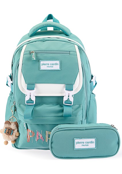 Pierre Cardin Unisex Okul Çanta Seti PCSET07PC1111802-YEŞIL