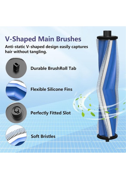 Ecovacs Deebot T30S Omnı/max/pro, T30S Max Robot Vakum Süpürge Ana Yan Fırça Hepa Filtreler Mop Bez Torbaları (Yurt Dışından) modelleri