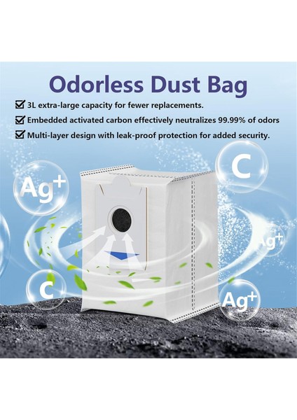 Ecovacs Deebot T30S Omnı/max/pro, T30S Max Robot Vakum Süpürge Ana Yan Fırça Hepa Filtreler Mop Bez Torbaları (Yurt Dışından) indirimleri