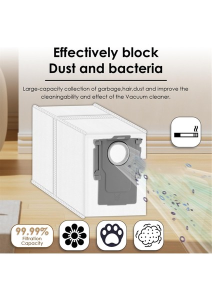 Qrevo S Roborock Qrevo S, Qrevo Pro, Qrevo Maxv, Qrevo Plus Robot Vakum, Silindir Fırçaları, Toz Torbaları (Yurt Dışından) modelleri