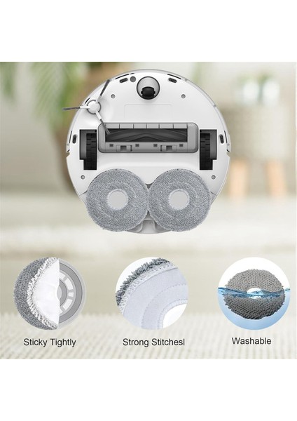 Dream L10S Ultra Robot Vakum Aksesuarları Kiti Ana Yan Fırça Hepa Filtreler Paspas Pedleri Toz Çanta (Yurt Dışından) fırsatları