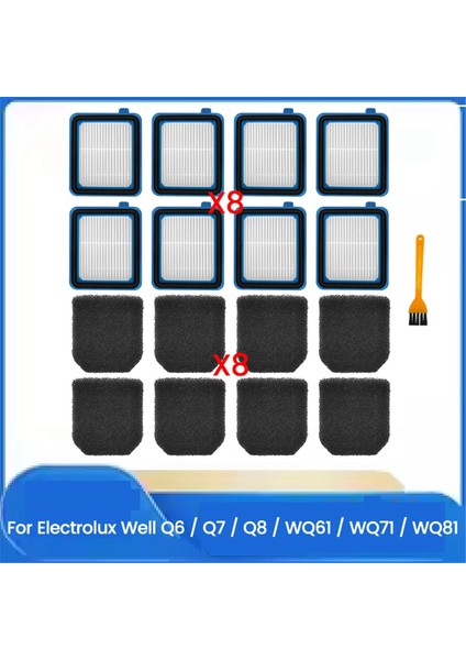 Electrolux Için Vakum Filtresi Q6 8 WQ61 WQ71 WQ81 Vakum Süpürge Yedek Parçaları Verimli Temizleme Aksesuarları (Yurt Dışından)