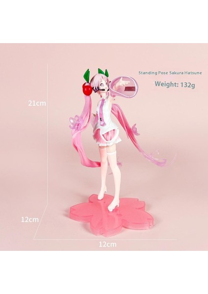 Hatsune Miku Iı Sakura Hatsune Beauty Model Süsleme Şasi Dekorasyonu (Yurt Dışından)