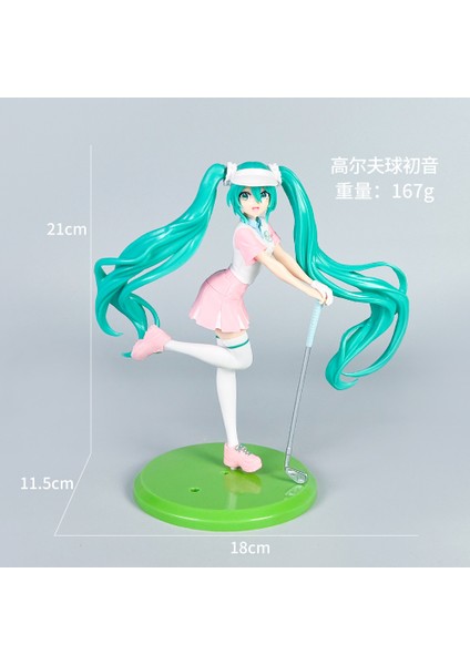 Hatsune Miku Ement Anime Modeli Süsleme Dekorasyonu (Yurt Dışından)