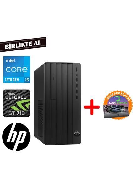 Pro 290 G9 I5-13500 16GB 512GB SSD 4 GB GT710 W11P Masaüstü Pc + Gaming Klavye 624A6ET 085