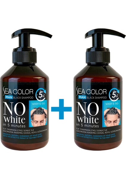 Man Black Shampoo – Erkeklere Özel Siyah Saç Şampuanı