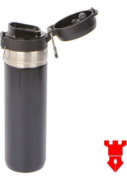 Termos 700 ml Kamp Okul Iş Spor SUS-304 Paslanmaz Çelik Termos Çift Katmanlı Kilitli Kapak