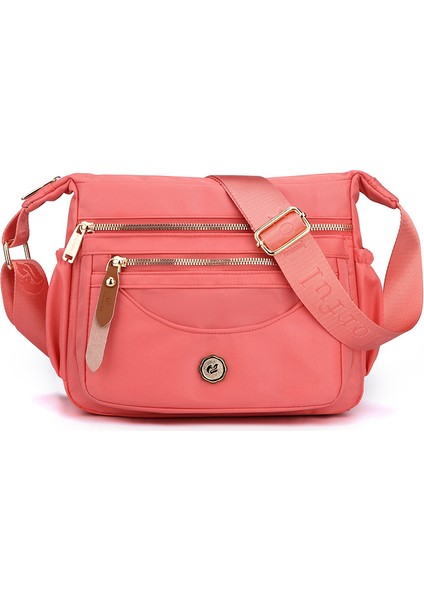 Çok Katmanlı Omuz Çantası Büyük Kapasiteli Su Geçirmez Naylon Crossbody Çanta Kadın Gündelik Cep Telefonu Sır (Yurt Dışından)