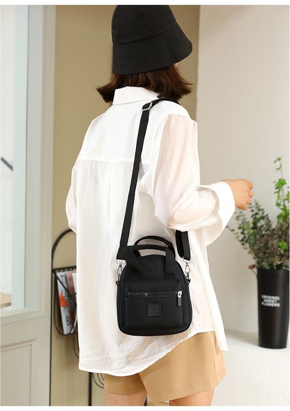 Kadın Moda Trendi Omuz Çantası Su Itici Naylon Postacı Çantası (Yurt Dışından) indirimleri