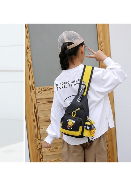 Erkek Çocuk Tek Omuzlu Messenger Sırt Çantası Açık Hava Çantası Bozuk Para Cüzdanı (Yurt Dışından) modelleri