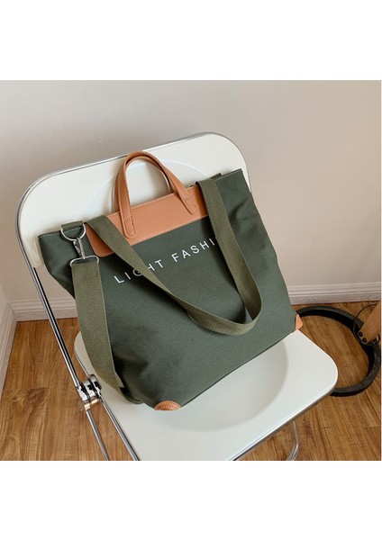 Büyük Kapasiteli Kanvas Çanta (Yurt Dışından)