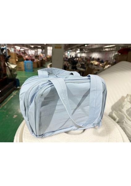 Makyaj Çantası Büyük Kapasiteli Kadın Yeni Taşınabilir Bölüm Saklama Çantası (Yurt Dışından)