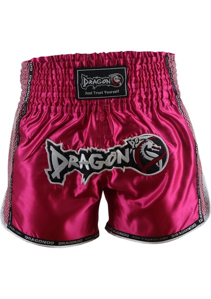 MT3076 Shiny Muay Thai Pembe Kick Boks Şortu