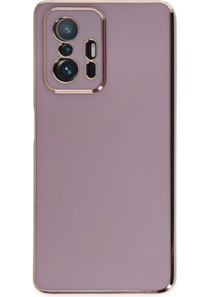 Xiaomi Mi 11T Pro Kılıf Volet Silikon - Mor Ynsmr