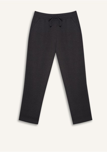 Regular Fit Cepli Düz Paça Dokulu Eşofman Altı D7603AX25SP