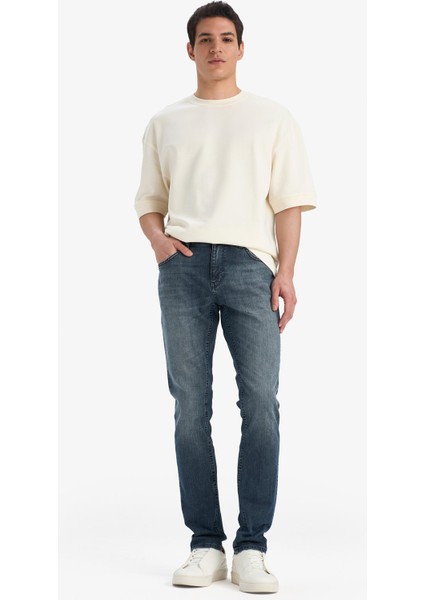 Pedro Slim Fit Dar Kalıp Normal Bel Dar Paça Jean Pantolon E9282AX25SP