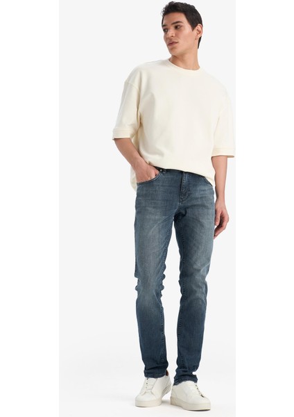 Pedro Slim Fit Dar Kalıp Normal Bel Dar Paça Jean Pantolon E9282AX25SP fiyatları