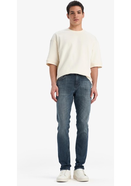 Pedro Slim Fit Dar Kalıp Normal Bel Dar Paça Jean Pantolon E9282AX25SP fırsatları
