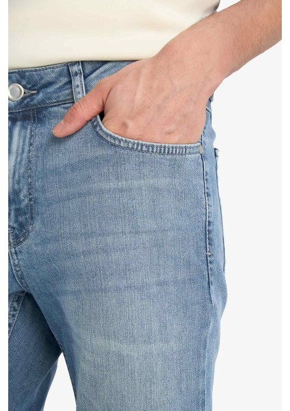 Pedro Slim Fit Dar Kalıp Normal Bel Dar Paça Jean Pantolon E9305AX25SP fırsatları
