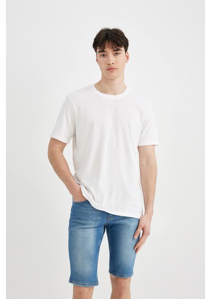 Skinny Fit Jean Bermuda Şort A4803AX24SM fiyatları