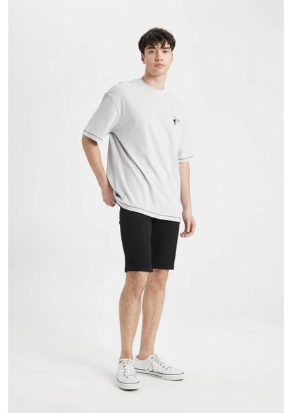 Skinny Fit Jean Bermuda Şort A5037AX24SM modelleri