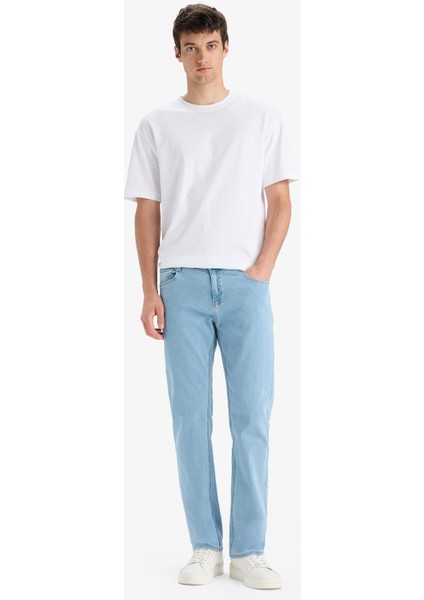 Sergio Regular Fit Normal Kalıp Normal Bel Boru Paça Jean Pantolon E7268AX25SM