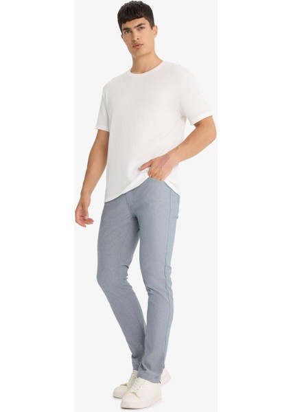 Yazlık Chino Kanvas Dokulu Pantolon Slim Fit Dar Kesim Cepli Dar Paça T1055AZ25SP modelleri