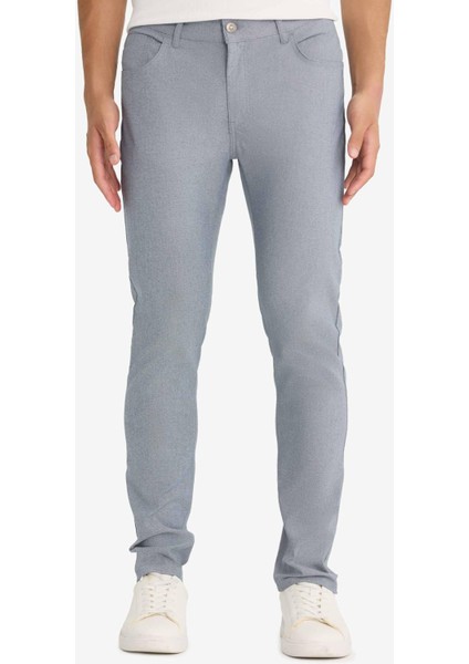 Yazlık Chino Kanvas Dokulu Pantolon Slim Fit Dar Kesim Cepli Dar Paça T1055AZ25SP fırsatları