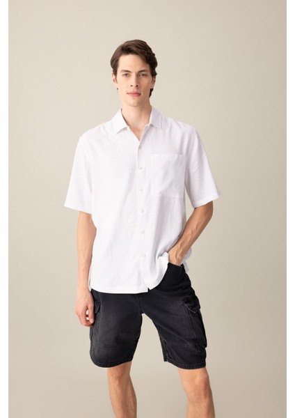 %100 Pamuk Kargo Fit Jean Bermuda Şort C1513AX24SM fiyatları